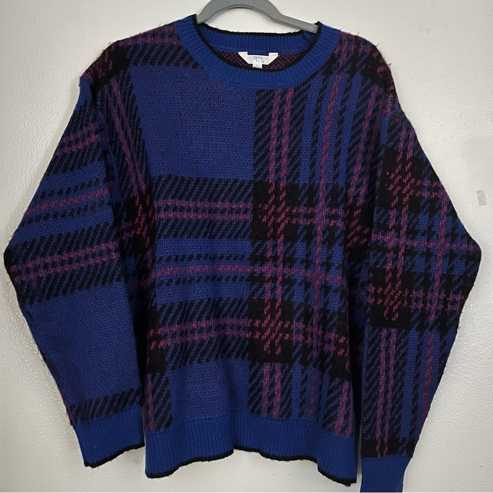 plaid sweater